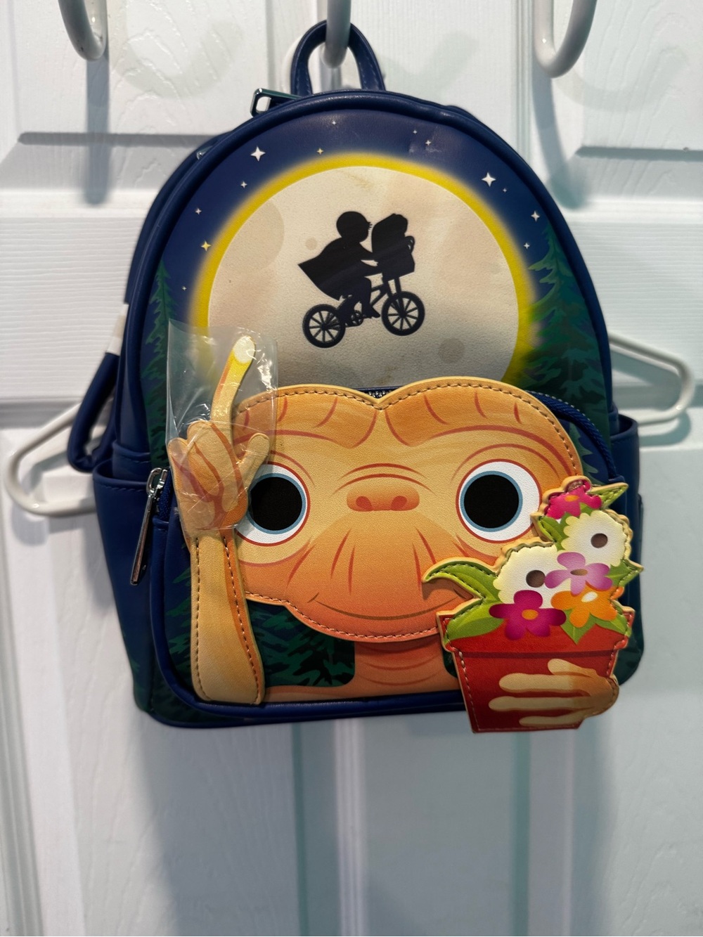Loungefly E.T. Mini Backpack - Navy Blue Character Design